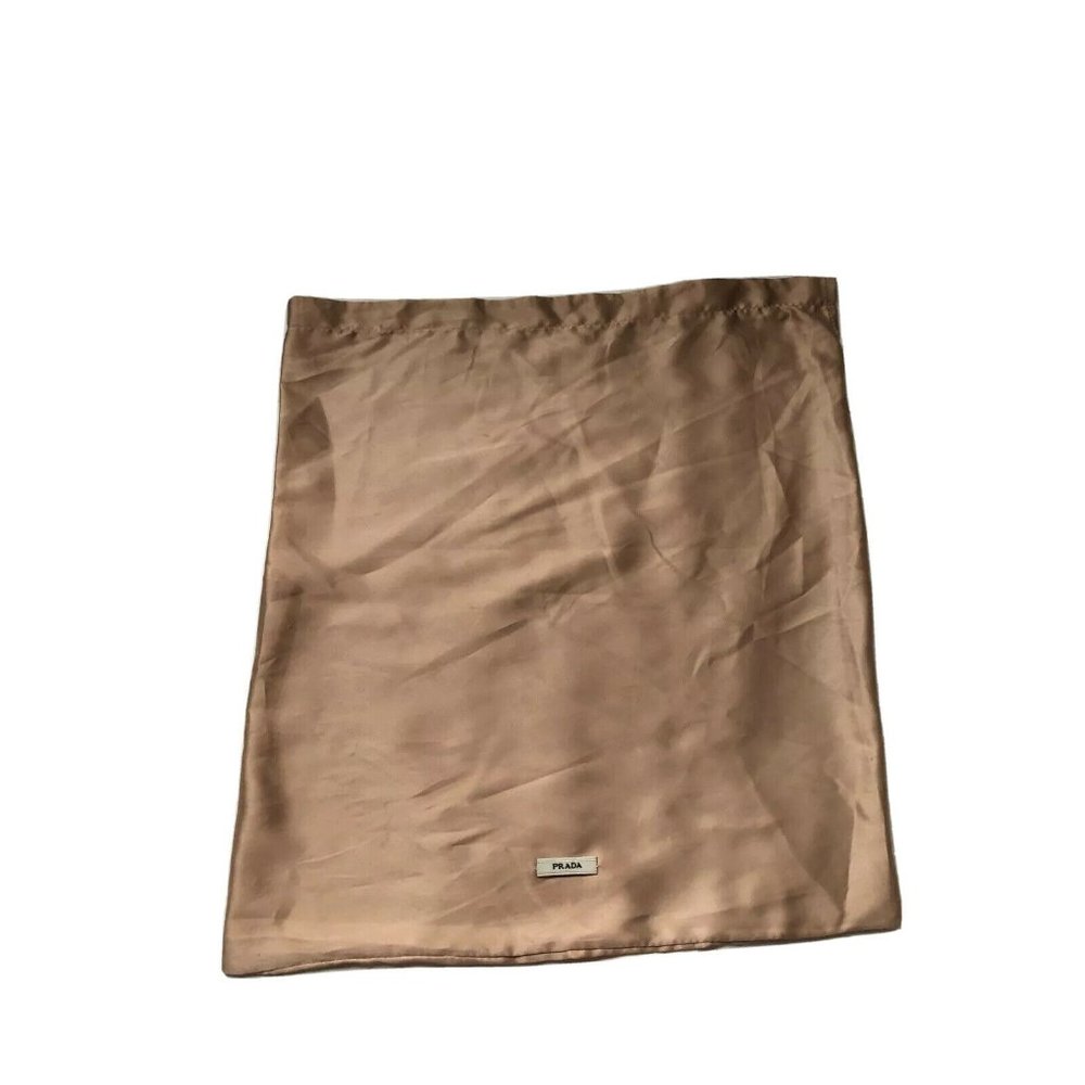 Prada Dust Bag Storage Cover Pouch Drawstring 14" x 13"